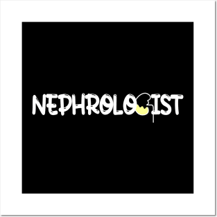 Nephrologist, doctor, kidney - white Posters and Art